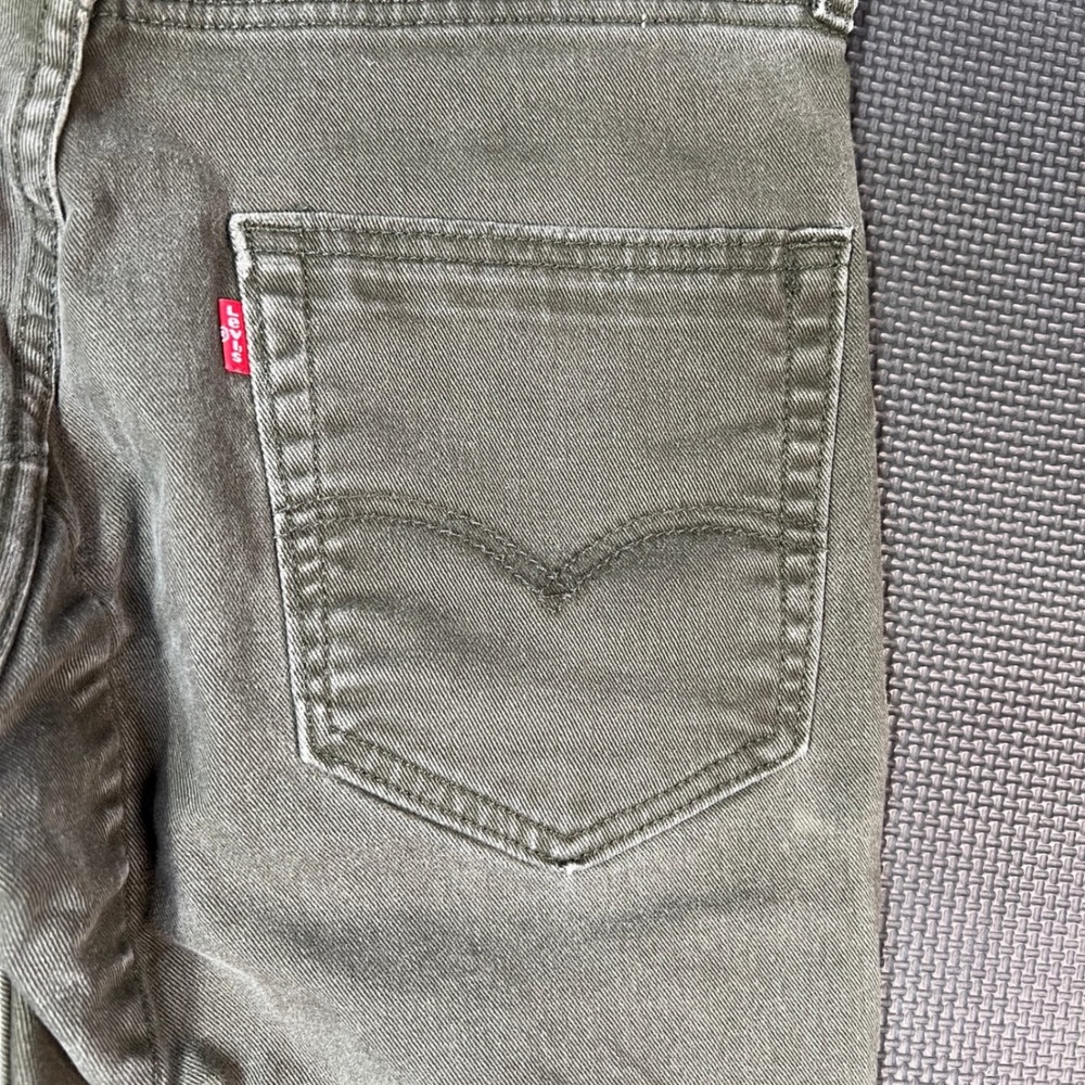 Levi's 511 Slim Commuter Jeans Men 31x30 Green & Blue Stretch Reflective Bike - Picture 8 of 12